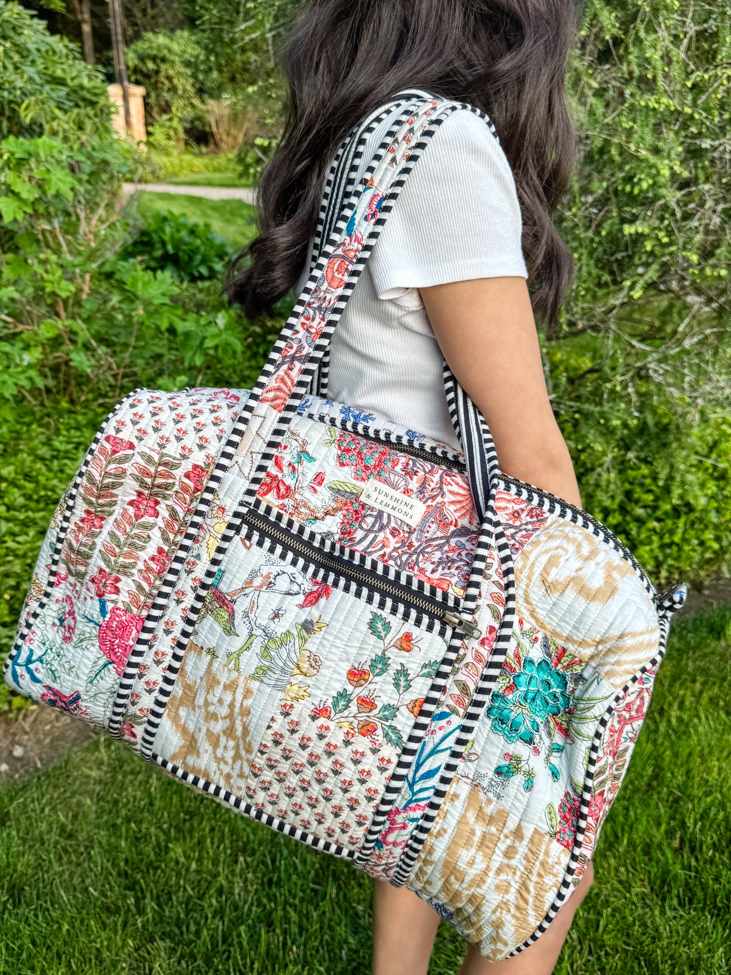 Elle Patchwork Duffle Bag