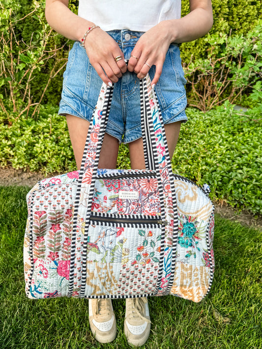 Elle Patchwork Duffle Bag